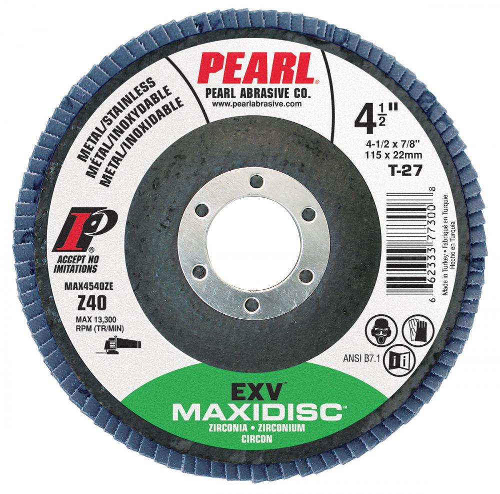 MAX5060Z9E 5" x 7/8" Zirc EXV Flap Disc - 60 grit