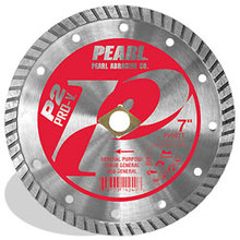 Pearl Abrasive Co. PV010T - 10 x .095 x Dia 7/8, 5/8 Pearl P2 Pro-V™ Gen. Purpose Flat Core Turbo Blade, 10mm Rim