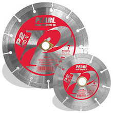 Pearl Abrasive Co. PV007S - 7 x .090 x Dia, 5/8 Pearl P2 Pro-V™ General Purpose Blade, 10mm Rim