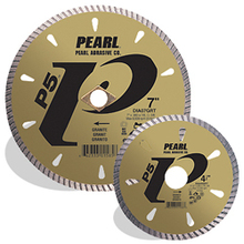 Pearl Abrasive Co. DIA05GR4 - 5 x .080 x 20mm, 4H Pearl P5™ Tile & Stone Blade, 8mm Rim