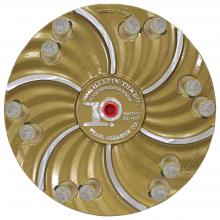 Pearl Abrasive Co. HEX1712EZ - 15" PLATE WITH 12 EZ PAD PINS