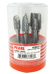 Pearl Abrasive Co. CBKITP - Premium Double Cut Carbide Bur Kit