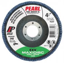 Pearl Abrasive Co. MAX5060ZE - MAX5060ZE 5" x 7/8" Zirc EXV Flap Disc - 60 grit