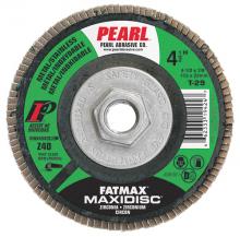 Pearl Abrasive Co. 1210 - 5 x 5/8-11 Fatmax™ Zirconia Maxidisc™Type 29 Shape Flap Disc