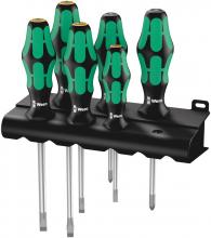 Wera Tools 05105656001 - 334/355/6 RACK SCREWDRIVER SET 6 PCS.