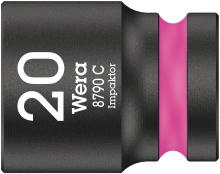 Wera Tools 05004577001 - 8790 C IMP (1/2" Drive Impact Sockets) Impact Socket SW 20 neon pink