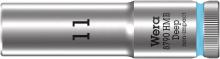 Wera Tools 05004533001 - 8790 HMB Deep (3/8" Drive Sockets - deep - 6-point) 3/8" Deep Socket SW 11 cyan