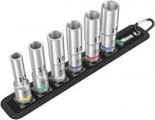 Wera Tools 05004565001 - Belt C Deep 1 (8790 HMC Deep Sockets on Belt - 6 piece set - SW 10/13/15/16/17/19