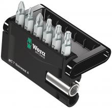 Wera Tools 05135810001 - Bit-Check 7 Universal 4 Bits f. PH/PZ/TX screws + Bitholder