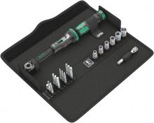 Wera Tools 05130110001 - Click-Torque A6 in textiler Box mit Bits + Nüssen