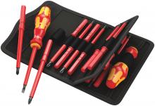 Wera Tools 05347107001 - KRAFTFORM KOMPAKT VDE 60I/62I/65I/18 BIT SET WITH HANDLE AND INTER-CHANGABLE BLADES