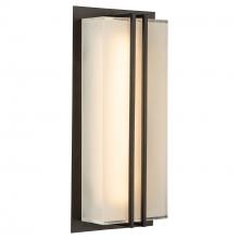 Artcraft AC9190BK - Sausalito 15W LED Outdoor Wall Light Black