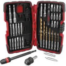 Neward Electronics 29M6319 - 38 PIECE QUIK-LOK ALL HEX DRILL AND DRIVE BIT SET