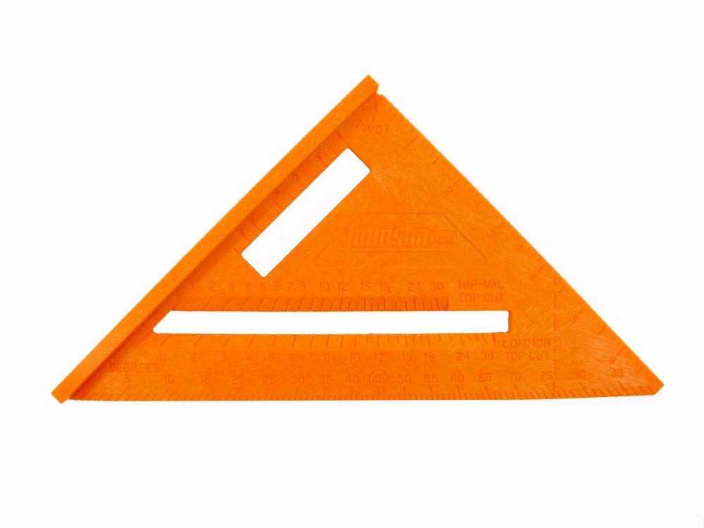 7" Orange Rafter Square