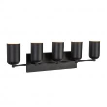 Kuzco Lighting Inc VL57732-BK - Nola 32-in Black 5 Lights Vanity