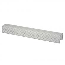 Galaxy Lighting 24611-G - 24" U Channel Glass - White Square Pattern