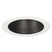 Galaxy Lighting 508BLK - 6" Line Voltage Step Baffle - Black