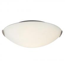 Galaxy Lighting 612410BN - Flushmount - Brushed Nickel with Satin White Glass