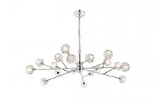 Elegant 3509D48C - Graham 18 Light Pendant in Chrome