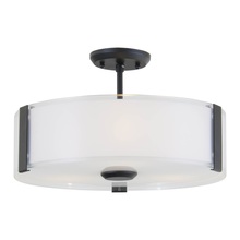 DVI Lighting DVP14511GR-SSOP - Zurich Small 3 Light Semi-Flush Mount