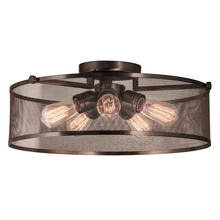 DVI Lighting DVP15718GR-N - Gastown Large 5 Light Semi-Flush Mount