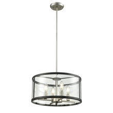 DVI Lighting DVP25406BN/GR-CL - Downtown 4 Light Pendant