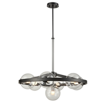 DVI Lighting DVP27027GR-CL - Courcelette 7 Light Chandelier