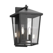 DVI Lighting DVP30091BK-CL - Laurentian 2 Light Sconce