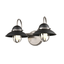 DVI Lighting DVP31022GR+SN - PEGGY'S COVE 2 LT VANITY