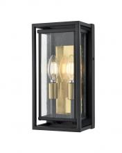 DVI Lighting DVP32371BR+BK-SDY - Blackstone 2 LT OD Sconce