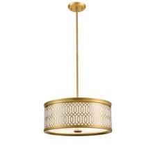 DVI Lighting DVP33920VBR-SW - Tortona 2 Light Pendant