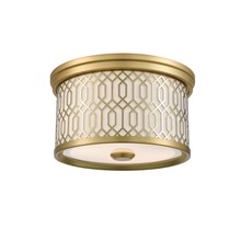 DVI Lighting DVP33932VBR-SW - Tortona 2 Light Flush Mount