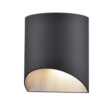 DVI Lighting DVP43090SS+BK - Brecon Outdoor Round 8.5 Inch Sconce