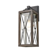 DVI Lighting DVP43372BK+IW-CL - County Fair Large Sconce