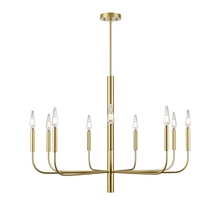 DVI Lighting DVP44029MF+PSB - Olivia 9 Light Chandelier