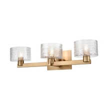 DVI Lighting DVP4543BR-RPG - Percussion 3 Light Vanity