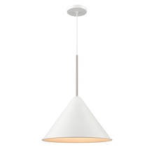 DVI Lighting DVP46120MW+SN - Lily 16 Inch Pendant