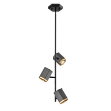 DVI Lighting DVP46620MF+EB - Hexa 3 Light Pendant