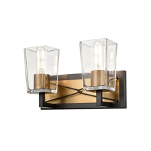 DVI Lighting DVP46922BR+GR-CL - RIVERDALE 2 LT VANITY
