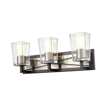 DVI Lighting DVP46943SN+GR-CL - Riverdale 3 Light Vanity