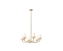 DVI Lighting DVP48026BR-OP - Kanata 6 Light Pendant