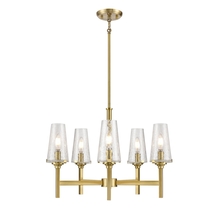 DVI Lighting DVP50225BR-CRK - Athenium 5 Light Chandelier