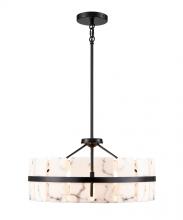 DVI Lighting DVP5206EB-GFA - Luna Medium Pendant