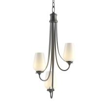 Hubbardton Forge - Canada 103033-SKT-10-GG0303 - Flora 3 Arm Chandelier