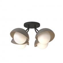 Hubbardton Forge - Canada 121375-SKT-10-07-GG0711 - Brooklyn 4-Light Single Shade Semi-Flush