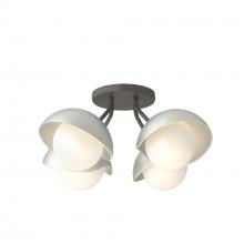 Hubbardton Forge - Canada 121375-SKT-20-82-GG0711 - Brooklyn 4-Light Single Shade Semi-Flush