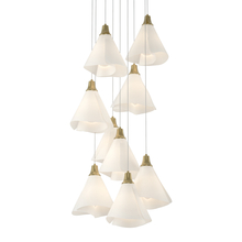 Hubbardton Forge - Canada 131102-SKT-LONG-86-SH1987 - Mobius 9-Light Pendant