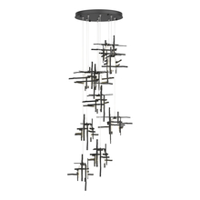 Hubbardton Forge - Canada 131109-SKT-STND-10-YC0305 - Tura 9-Light Frosted Glass Pendant