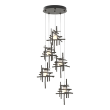 Hubbardton Forge - Canada 131128-SKT-STND-07-YC0305 - Tura 5-Light Frosted Glass Pendant