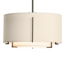 Hubbardton Forge - Canada 139602-SKT-MULT-14-SF1099-SA1590 - Exos Small Double Shade Pendant